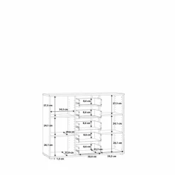 Hot FORTE Kommode Faik Vintage Braun