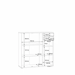 New FORTE Kommode Faik Weiß