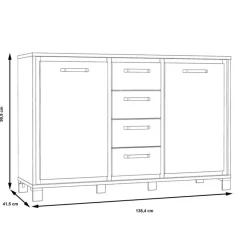 FORTE Kommode Farida