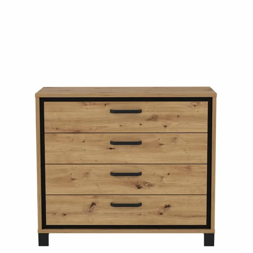 Clearance FORTE Kommode Farida Eiche