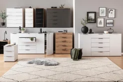 Outlet Kommode Flipp Eiche/Basalt