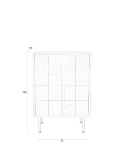 Discount Zuiver Kommode Funk Grau