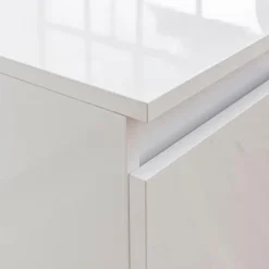Clearance Kommode Genio Weiß / Hochglanz
