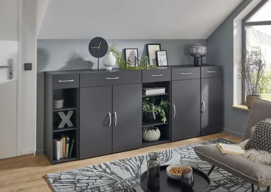 Hot WIMEX Kommode Multiraumkonzept Graphit