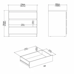 Hot Tvilum Kommode Naia Cashmere