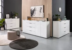 Discount Kommode Santorin Weiß
