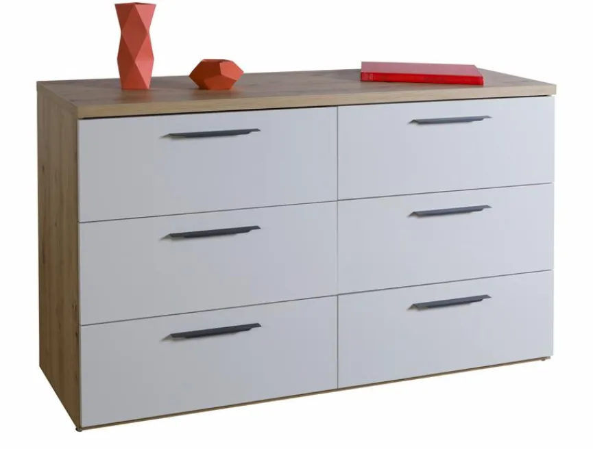 Composad Kommode Sposami Weiß / Hochglanz