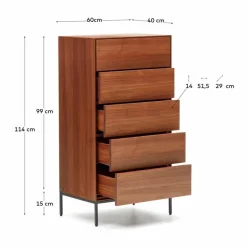 Sale Kave Home Kommode Vedrana Nussbaum