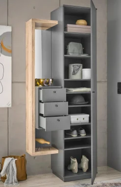 Sale Kompaktgarderobe Frame Anthrazit