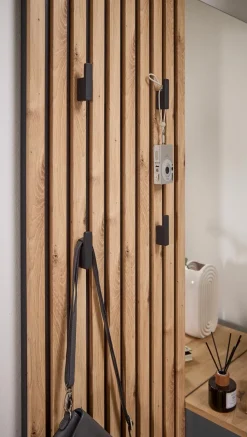 Hot Kompaktgarderobe Simple Anthrazit