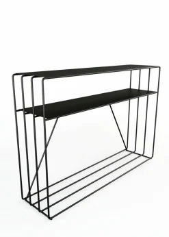 Hot Metallbude Konsolentisch Ria Schwarz