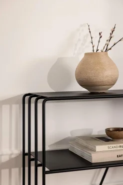 Hot Metallbude Konsolentisch Ria Schwarz