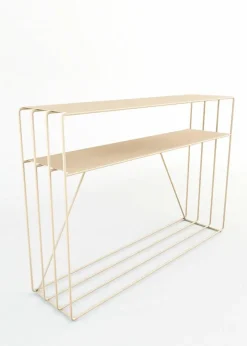 New Metallbude Konsolentisch Ria Cashew