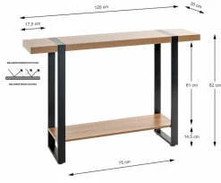 Hot Haku Konsolentisch Saragossa Eiche