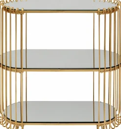 Discount KARE DESIGN Konsolentisch Wire 87707 Gold