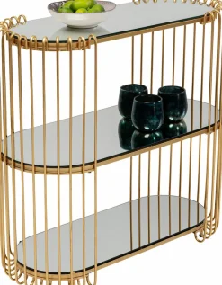 Discount KARE DESIGN Konsolentisch Wire 87707 Gold