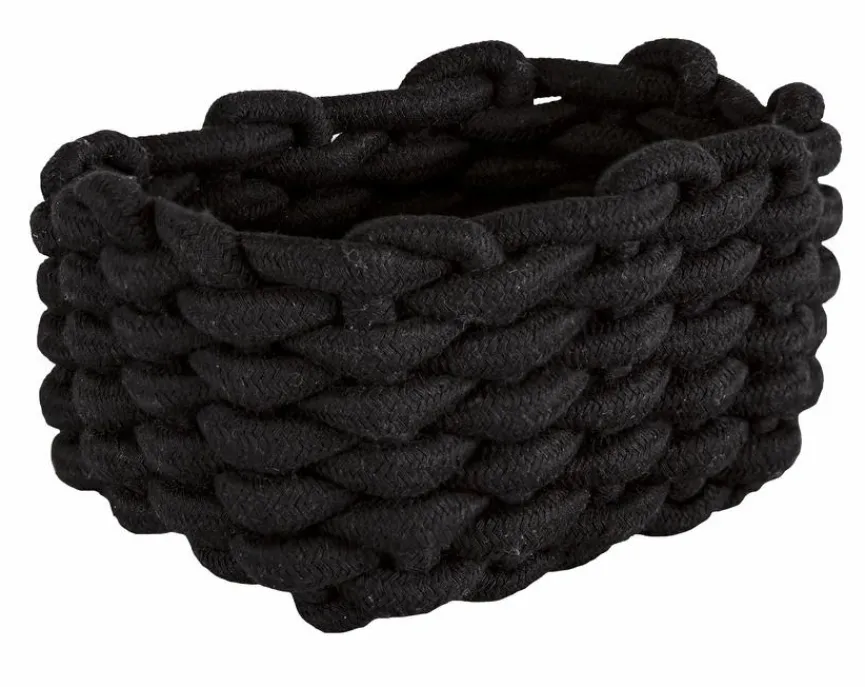 Outlet Kleine Wolke Korb Fellone M Schwarz