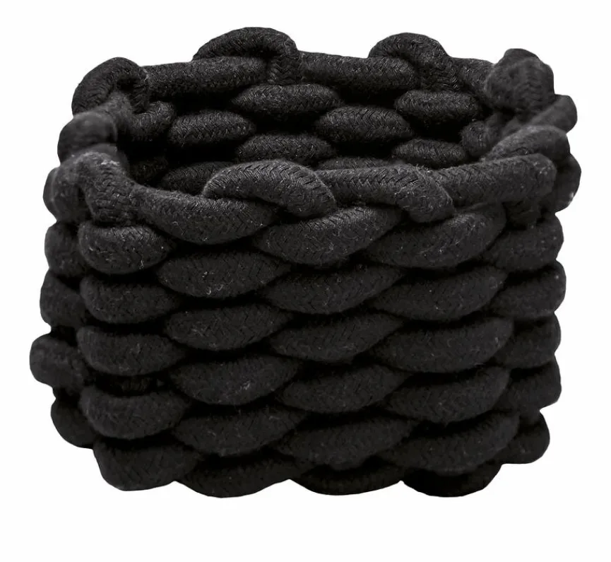 Outlet Kleine Wolke Korb Fellone M Schwarz