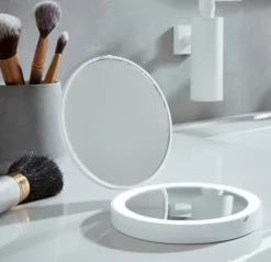 Smedbo Kosmetikspiegel Reise Weiß