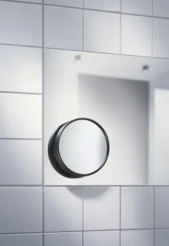 Smedbo Kosmetikspiegel Outline Lite Schwarz