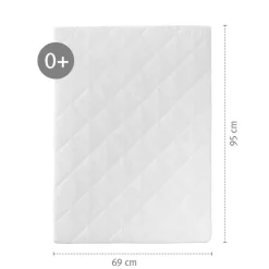 Outlet roba Baumann Laufgittermatratze Roba 65 x 95 cm Weiß