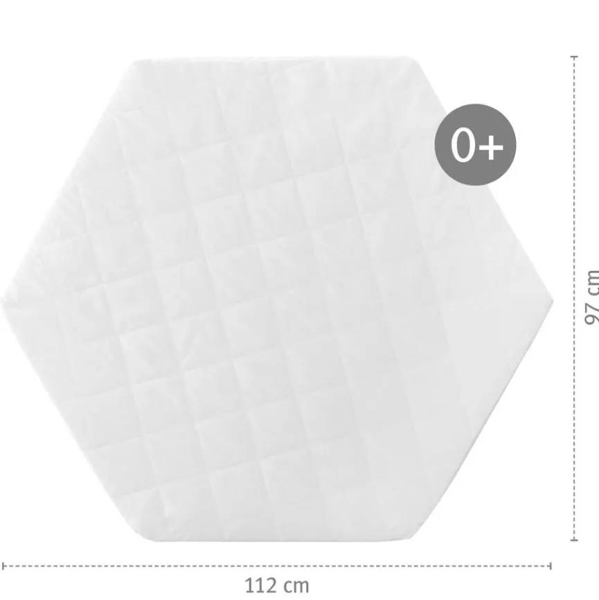 Outlet roba Baumann Laufgittermatratze Roba 112 x 97 cm Weiß