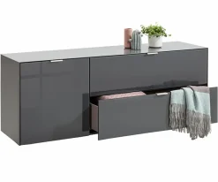 Discount set one by Musterring Lowboard Chicago Anthrazit