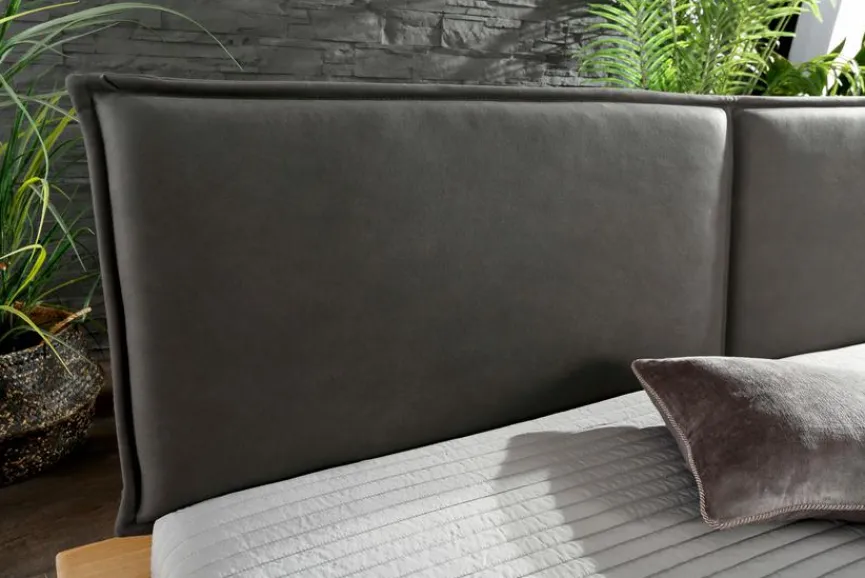 Discount G+K Massivholzbett BE-0520 180 x 200 cm Wildeiche