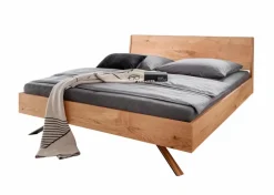 G+K Massivholzbett BE-0824 200 x 200 cm Wildeiche