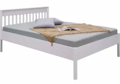 New Inter Link Massivholzbett Chilly 140 x 200 cm Weiß