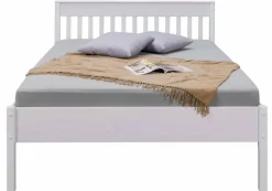 New Inter Link Massivholzbett Chilly 140 x 200 cm Weiß