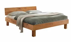 Clearance HASENA Massivholzbett Forti 140 x 200 cm Wildeiche