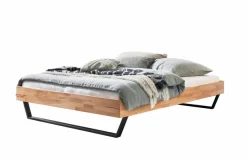 HASENA Massivholzbett Ostino 140 x 200 cm Kernbuche