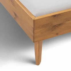 Sale HASENA Massivholzbett Raffaele 140 x 200 cm Wildeiche