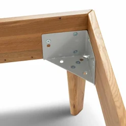 Sale HASENA Massivholzbett Raffaele 140 x 200 cm Wildeiche