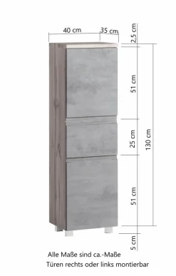 Held-Möbel Midischrank Monza