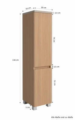 Held-Möbel Midischrank Rosario