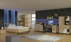 Clearance FORTE Nachtkommode Oriental Tree Eiche / Bartex