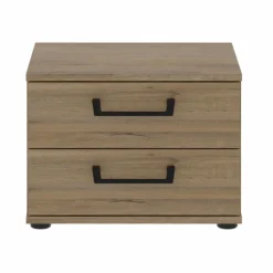 Clearance FORTE Nachtkommode Oriental Tree Eiche / Bartex