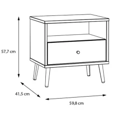 Kinder FORTE Nachtkommode Harllson