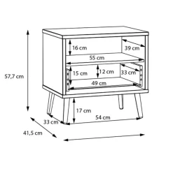 Kinder FORTE Nachtkommode Harllson