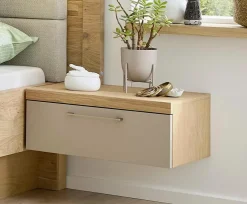Clearance Musterring Nachttisch Minto 2.0 Taupe