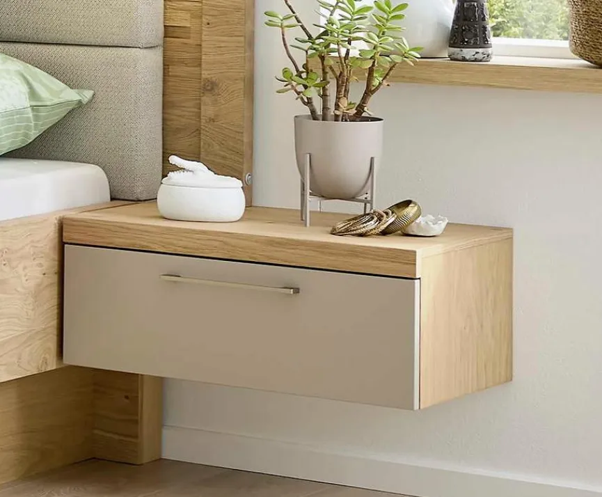 Clearance Musterring Nachttisch Minto 2.0 Taupe