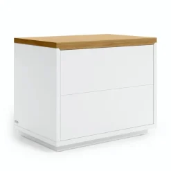 Hot Kave Home Nachttisch Abilen Weiß / Matt