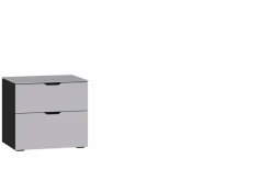 Outlet Jutzler Nachttisch Beimöbelprogramm Hellgrau