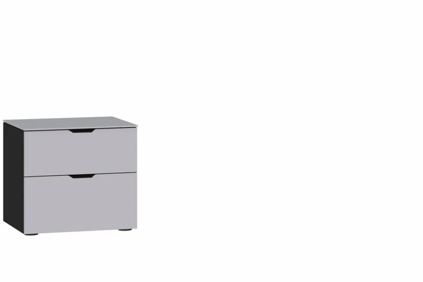 Outlet Jutzler Nachttisch Beimöbelprogramm Hellgrau