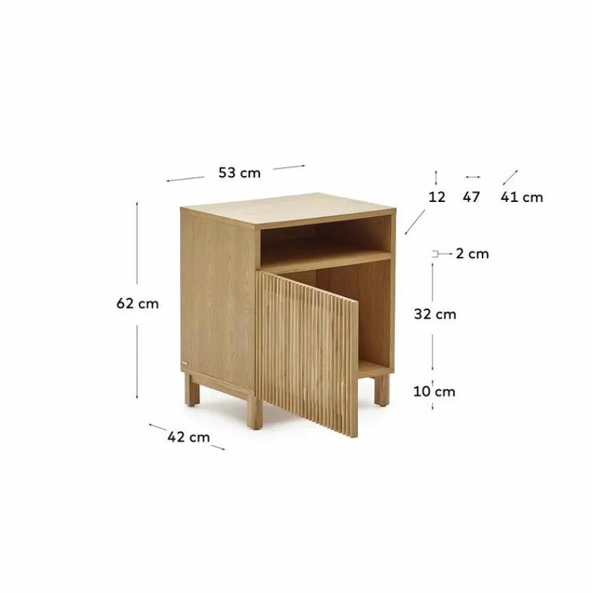 Best Kave Home Nachttisch Beyla Eiche