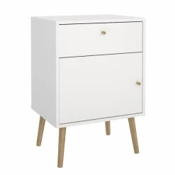 Hot Tvilum Nachttisch Bodo Weiß