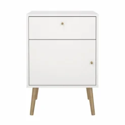 Hot Tvilum Nachttisch Bodo Weiß