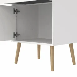 Hot Tvilum Nachttisch Bodo Weiß